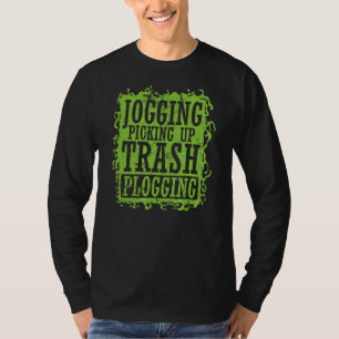 Joggen einsammeln Müll T-Shirt