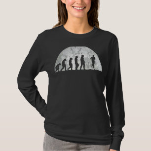 Joggen Evolution Evolution der Sportler T-Shirt