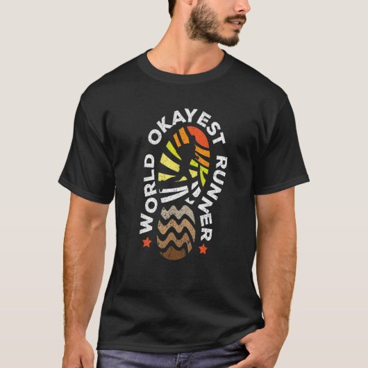 Joggen Jogger Runner Marathon 42 km 2 T-Shirt (Vorderseite)