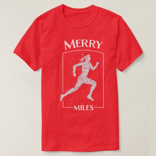 Joggen Jogger Weihnachtsmannmütze Weihnachtszeit l T-Shirt (Design vorne)