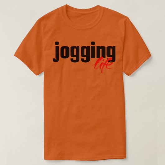 Joggen Life Jog Runner T-Shirt (Design vorne)