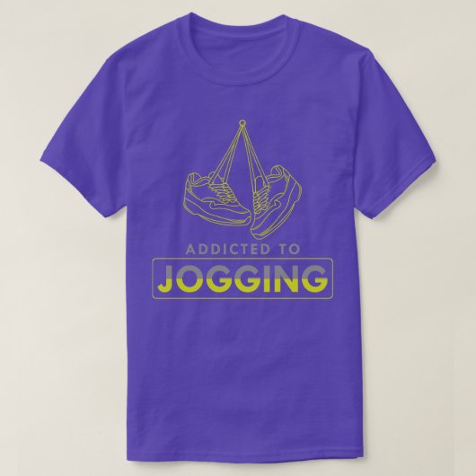 Joggen mit Schuhen T-Shirt (Design vorne)