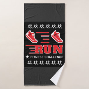 Joggen Motivierend Support Tasse-Throw-Pil anschli Badehandtuch