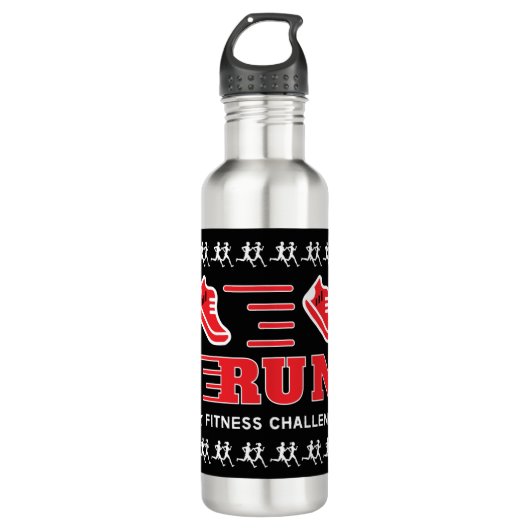 Joggen Motivierend Support Tasse-Throw-Pil anschli Edelstahlflasche (Vorderseite)