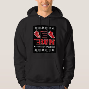 Joggen Motivierend Support Tasse-Throw-Pil anschli Hoodie