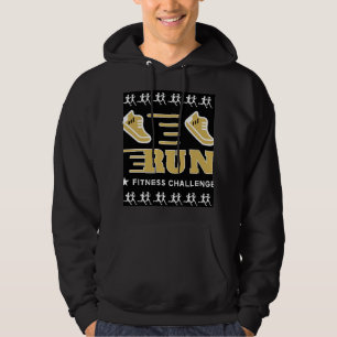 Joggen Motivierend Support Tasse-Throw-Pil anschli Hoodie