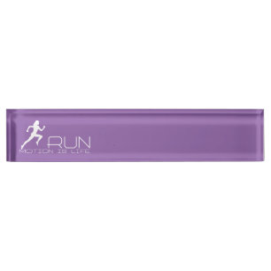 Joggen Namensplakette