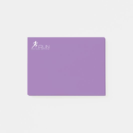 Joggen Post-it Klebezettel (Vorderseite)