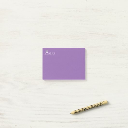 Joggen Post-it Klebezettel (Auf Schreibtisch)