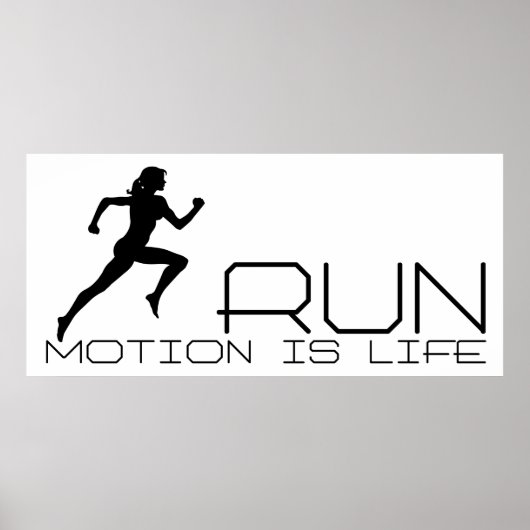 Joggen Poster (Vorne)