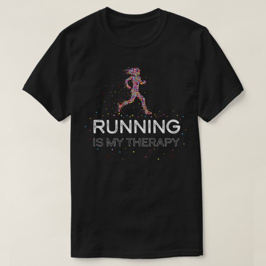 Joggen Run Marathon Fitness Center T-Shirt (Design vorne)