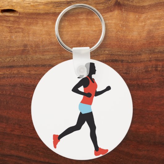 Joggen Schlüsselanhänger (Vorderseite)
