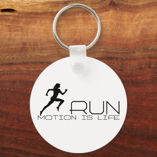 Joggen Schlüsselanhänger (Vorderseite)