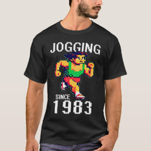 Joggen seit 1983 mit Pixel T-Shirt
