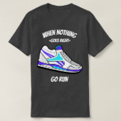 Joggen Shows Jogger Runner Marathon T-Shirt (Design vorne)