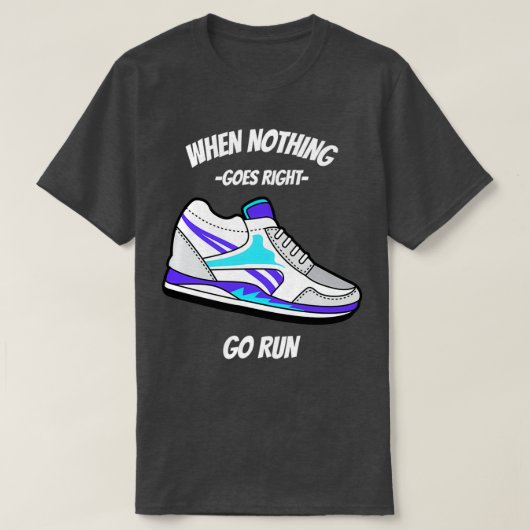 Joggen Shows Jogger Runner Marathon T-Shirt (Design vorne)