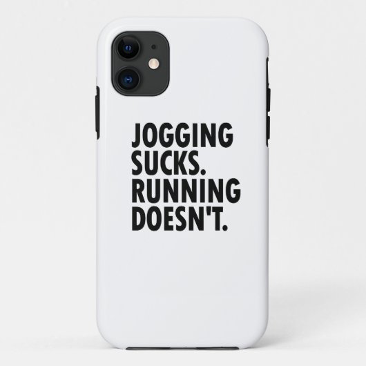 Joggen Sind zum Kotzen. Lauf nicht. Case-Mate iPhone Hülle (Rückseite)