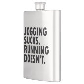 Joggen Sind zum Kotzen. Lauf nicht. Flachmann (Links)