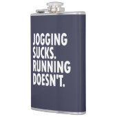 Joggen Sind zum Kotzen. Lauf nicht. Flachmann (Links)