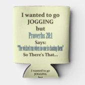 Joggen Spaß Dosenkühler (Vorderseite)