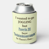 Joggen Spaß Dosenkühler (Kanne Rückseite)