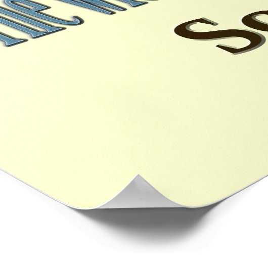 Joggen Spaß Poster (Ecke)