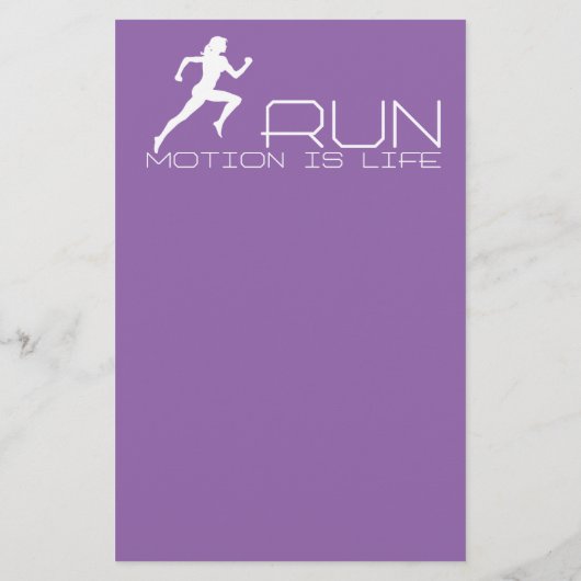 Joggendes Mädchen Flyer (Hinten)