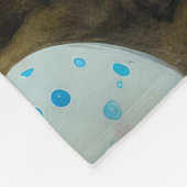 Jogger-Hund mit Ostereiern Fleecedecke (Ecke)