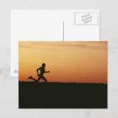 Jogger Postkarte (Vorne/Hinten)