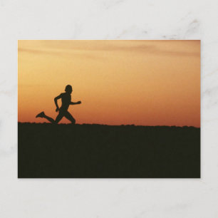 Jogger Postkarte