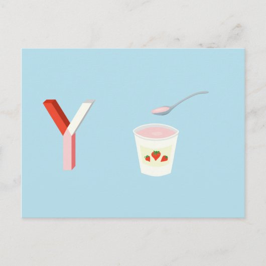 Joghurt Karte (Vorderseite)