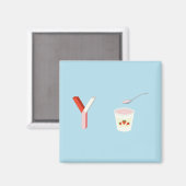 Joghurt Magnet (Vorderseite/Rückseite)