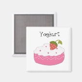 Joghurt Magnet (Vorderseite/Rückseite)