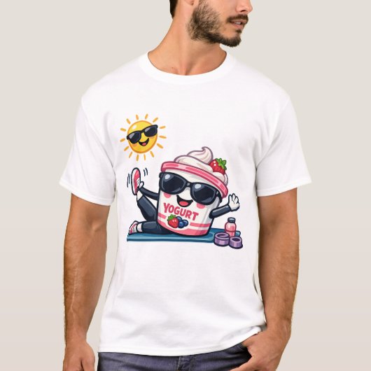Joghurt Pilates T-Shirt (Vorderseite)