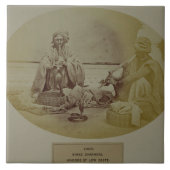 Jogis oder Schlangenbeschwörer, niedrige Fliese (Vorderseite)