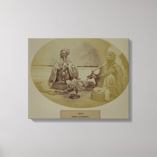 Jogis oder Schlangenwirte, Hindus in der unteren K Leinwanddruck (Vorderseite)