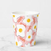 Jogurt, Eier und Baconseite Pappbecher (Links)