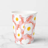 Jogurt, Eier und Baconseite Pappbecher (Rechts)