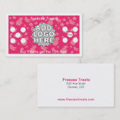 Jogurt-Loyalitäts-Visitenkarte Treuekarte (Vorne/Hinten)