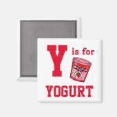 Jogurt Magnet (Vorderseite/Rückseite)