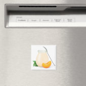 Jogurt mit Pfirsich oder Aprikose Magnet (In Situ (Geschirrspüler))