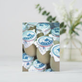 Jogurt Postkarte (Stehend Vorderseite)