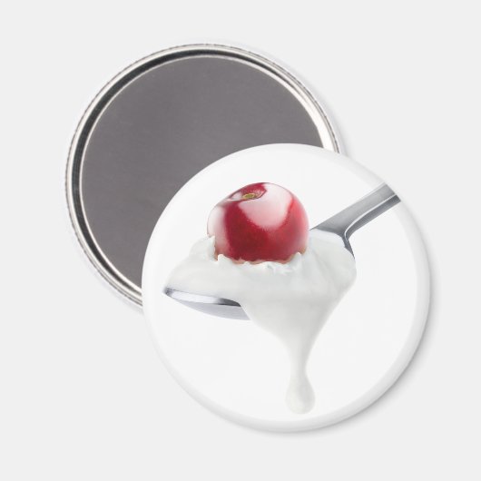 Jogurt-Spoon Magnet (Vorderseite/Rückseite)
