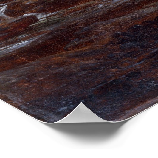 Johan Christlich Dahl The Lower Falls of Labrofoss Poster (Ecke)