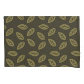 Johan Leafs TWArt FullPattern DarkGreenBG Kissenbezug (Vorderseite)