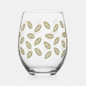 Johan Leafs - TWArt Weinglas Ohne Stiel (Vorderseite)