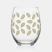 Johan Leafs - TWArt Weinglas Ohne Stiel (Rückseite)