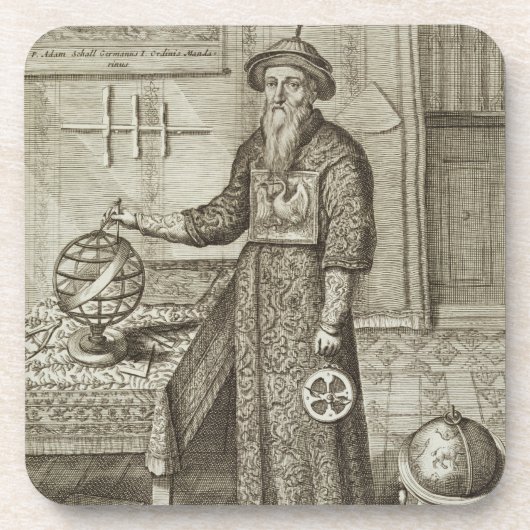 Johann Adam Schall von Bell (1591-1666) von 'Chin Getränkeuntersetzer (Vorderseite)