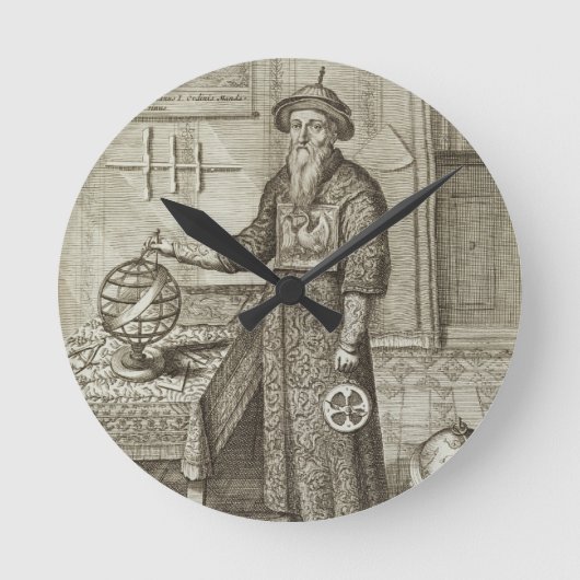 Johann Adam Schall von Bell (1591-1666) von 'Chin Runde Wanduhr (Vorderseite)