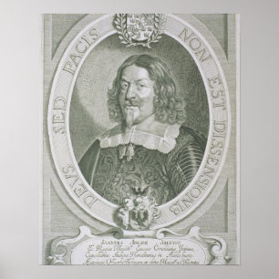 Johann Adler Salvius (1590-1652) von 'Porträts d Poster